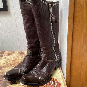 Old Gringo Rock Razz Chocolate Cowgirl Boots - Size 8